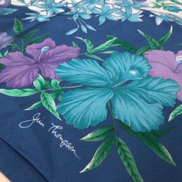 Vintage Jim Johnson Pure Silk Wrap - Picture 6 of 11